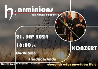 Abend Konzert romantische Stimmung Kirche Friedrichsfelde